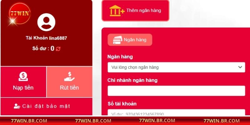 Câu hỏi về rút tiền