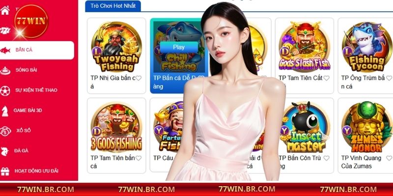 Khái quát thông tin sảnh bắn cá 77win